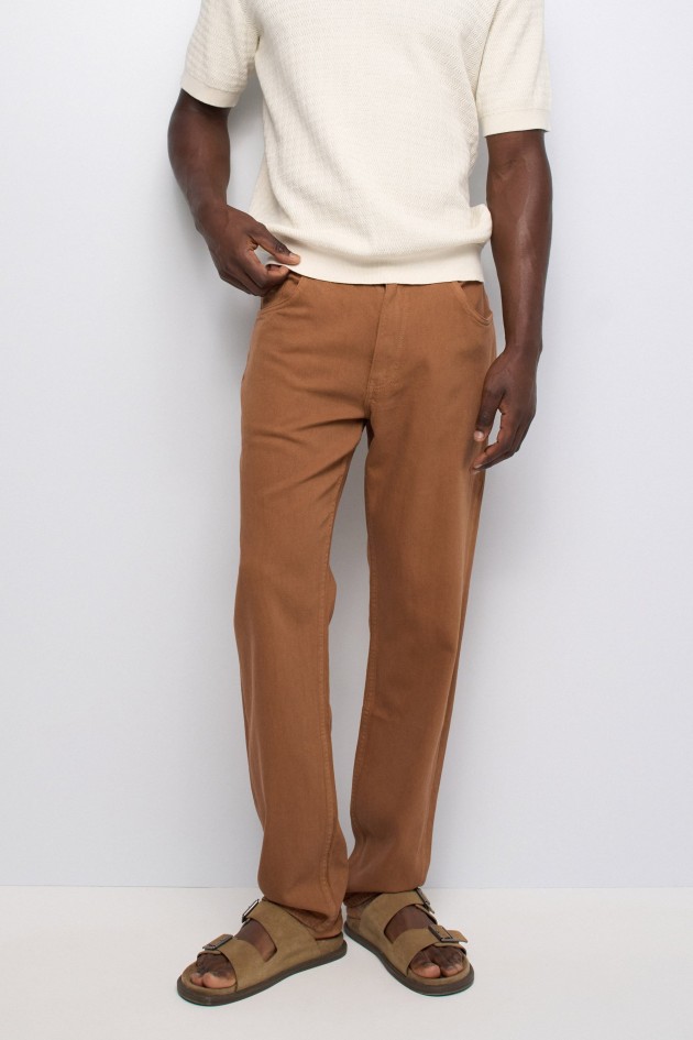 JOGGER PANTS WITH LINEN