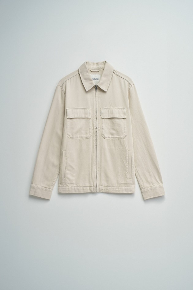 LIGHT DENIM SHIRT JACKET