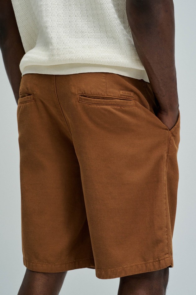 LIGHTWEIGHT DENIM JOGGER SHORTS
