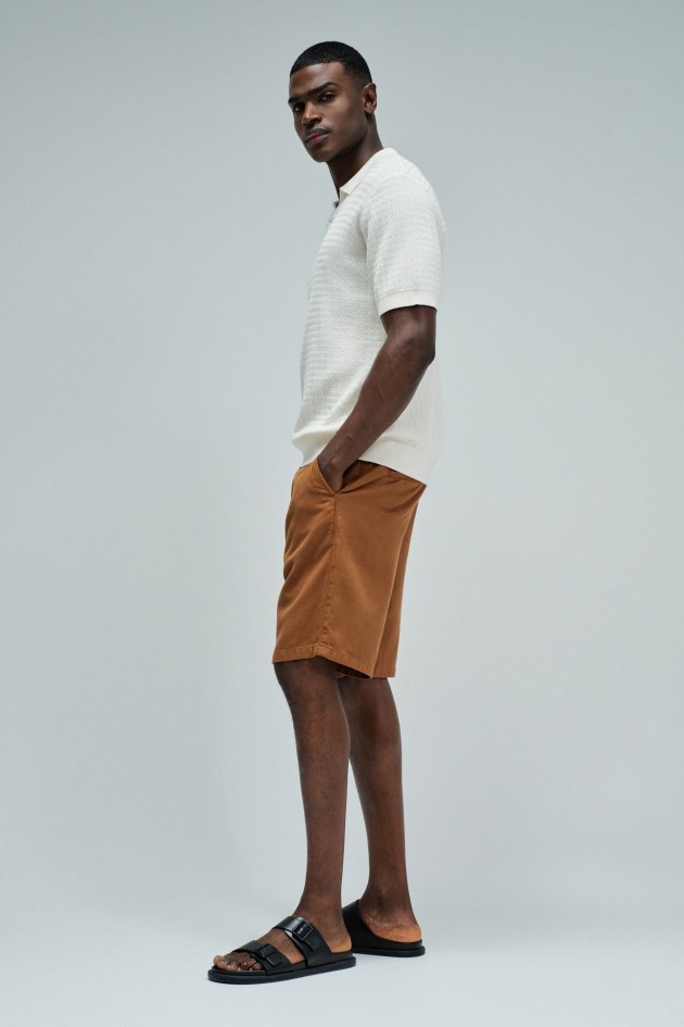 LIGHTWEIGHT DENIM JOGGER SHORTS