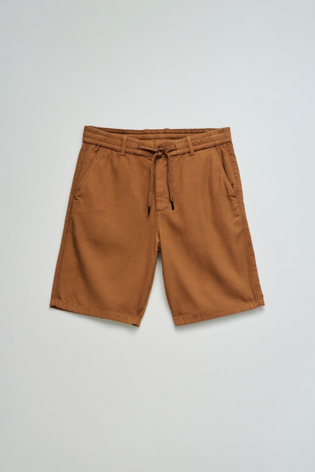 LIGHTWEIGHT DENIM JOGGER SHORTS