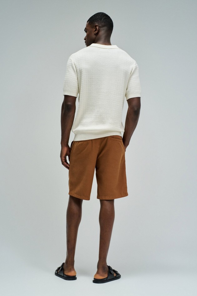 LIGHTWEIGHT DENIM JOGGER SHORTS