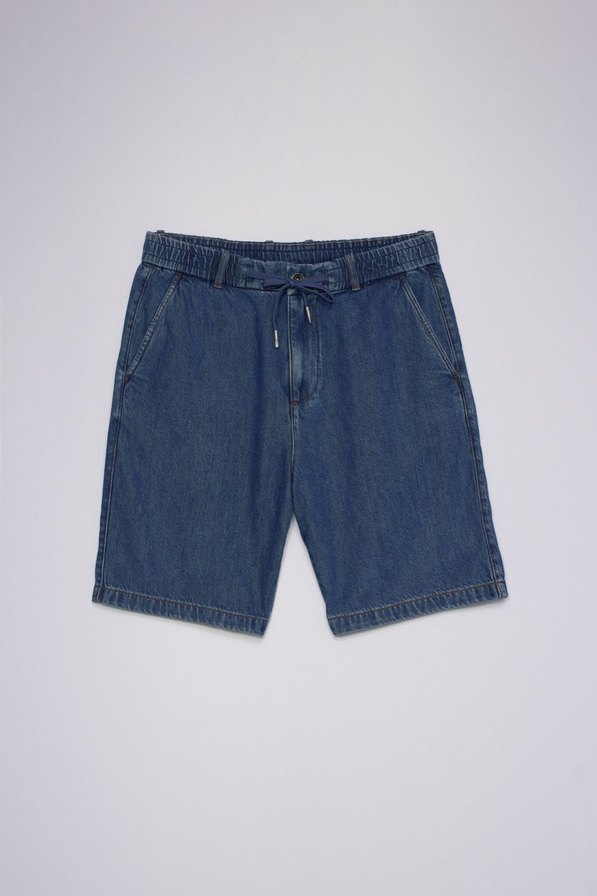 LIGHTWEIGHT DENIM JOGGER SHORTS