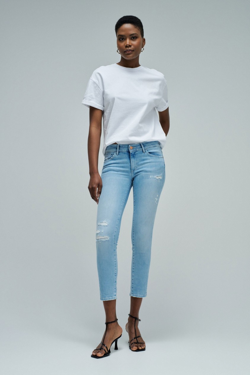 WONDER PUSH UP CROPPED SKINNY JEANS