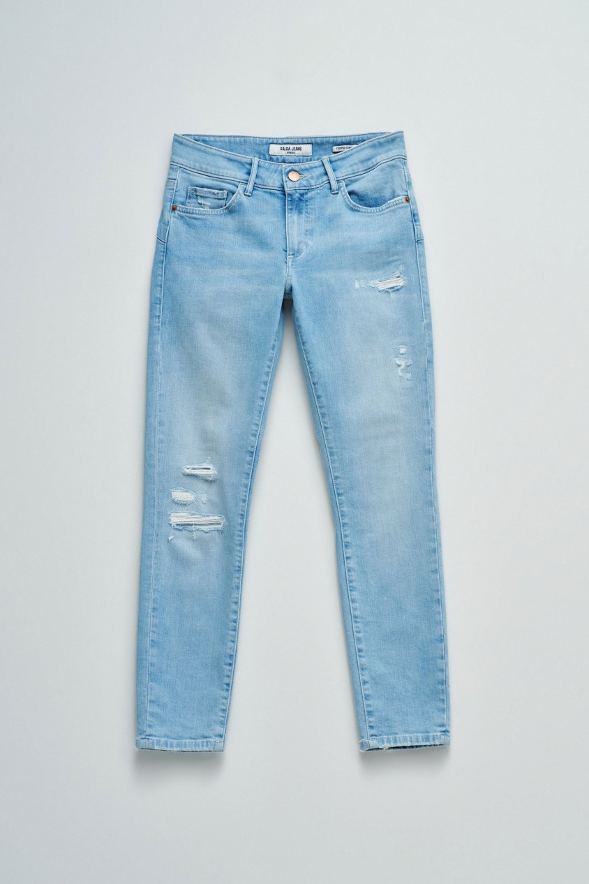 WONDER PUSH UP CROPPED SKINNY JEANS