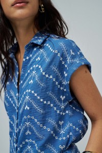 SHIRT MET BORDUURWERK
