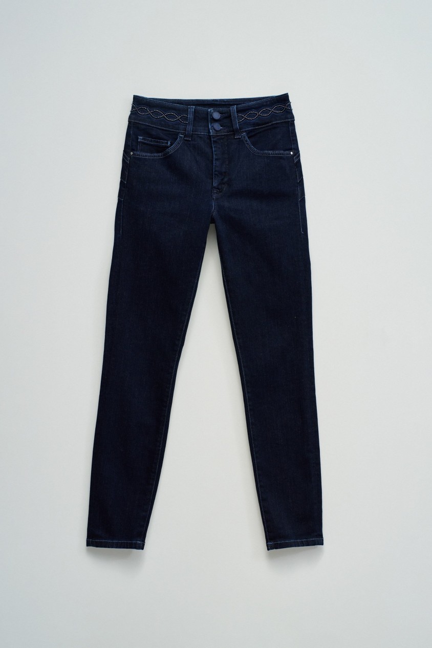 VAQUEROS SECRET PUSH IN CROPPED SKINNY