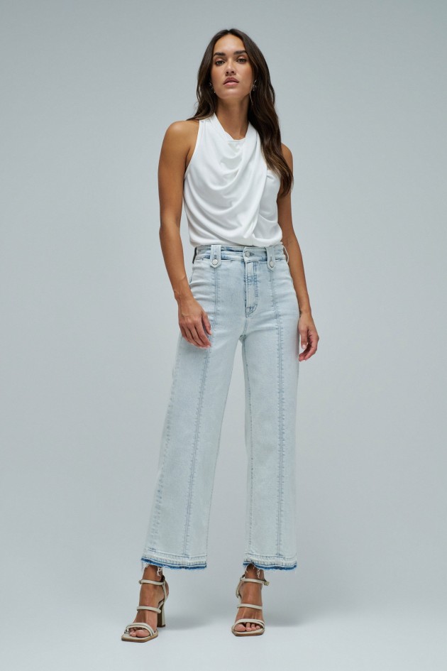 VAQUEROS FAITH PUSH IN CROPPED STRAIGHT