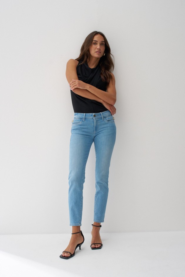 WONDER PUSH UP CROPPED SKINNY JEANS