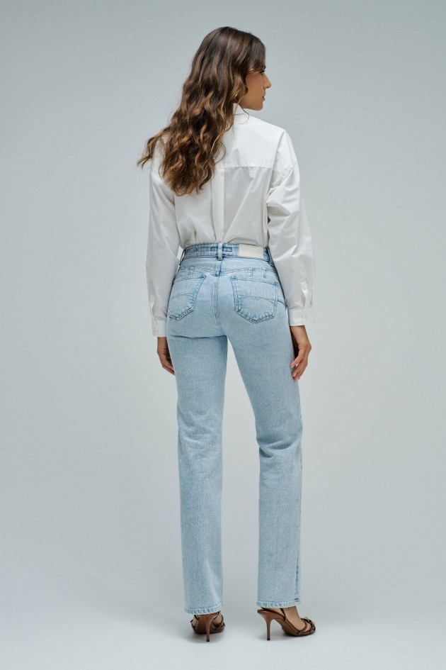 DESTINY PUSH UP STRAIGHT JEANS