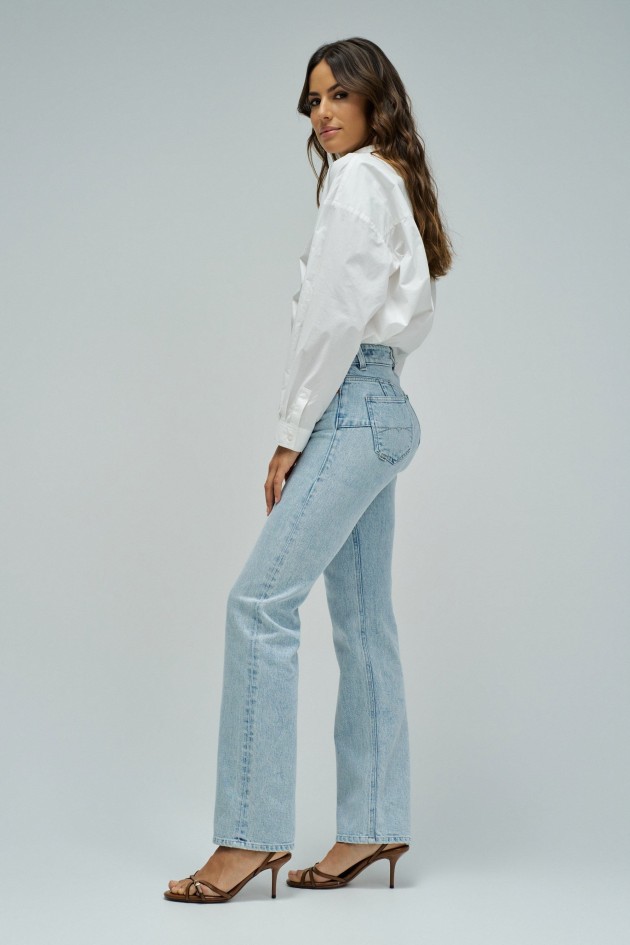 DESTINY PUSH UP STRAIGHT JEANS