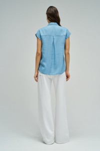 CAMISA EM LIGHTDENIM