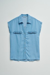CAMISA EM LIGHTDENIM