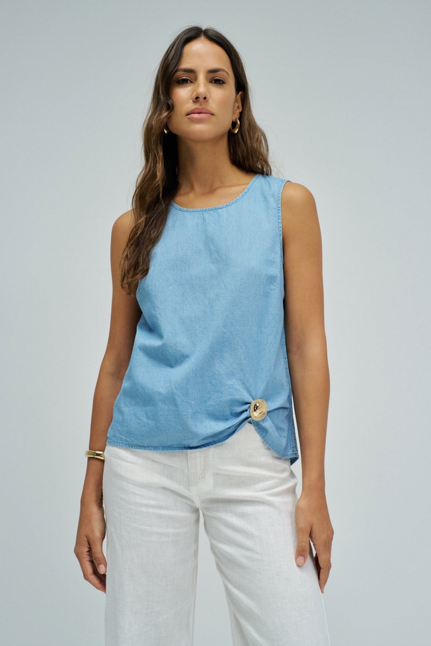 SHIRT WITH LINEN