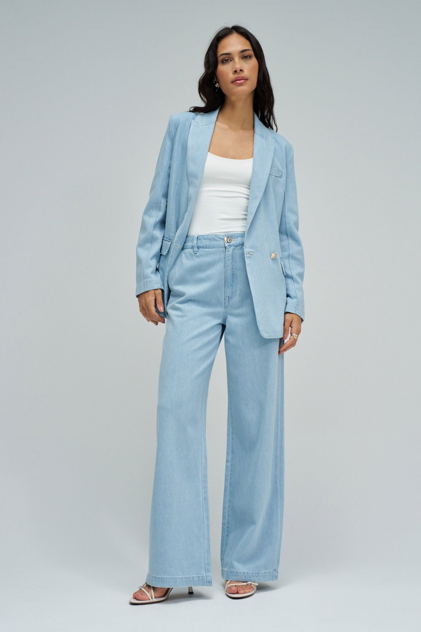 BLAZER EN LIGHTDENIM