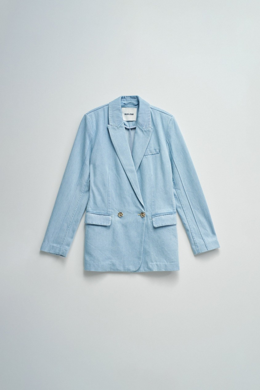 BLAZER EN LIGHTDENIM