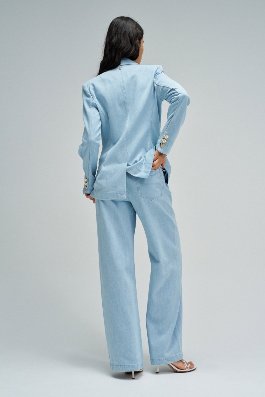 BLAZER EN LIGHTDENIM
