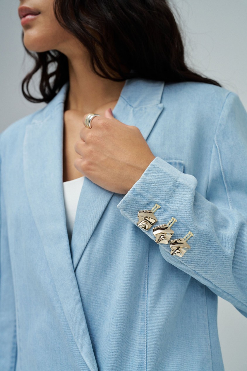 BLAZER EN LIGHTDENIM