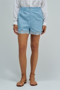 SHORTS WITH EMBROIDERY