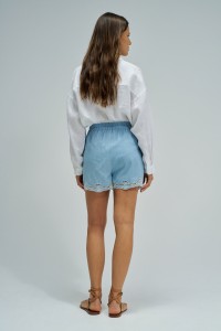 SHORTS WITH EMBROIDERY