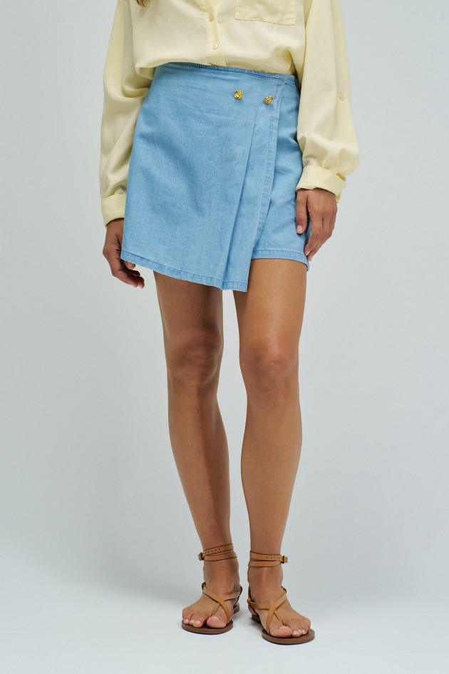 SKORT VAN LIGHTDENIM