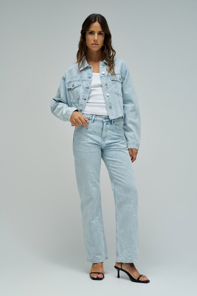 VAQUEROS STRAIGHT FIT CON JACQUARD