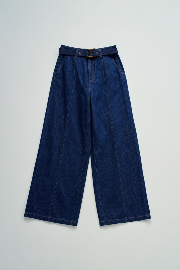 PANTALON CHINO À JAMBES WIDE
