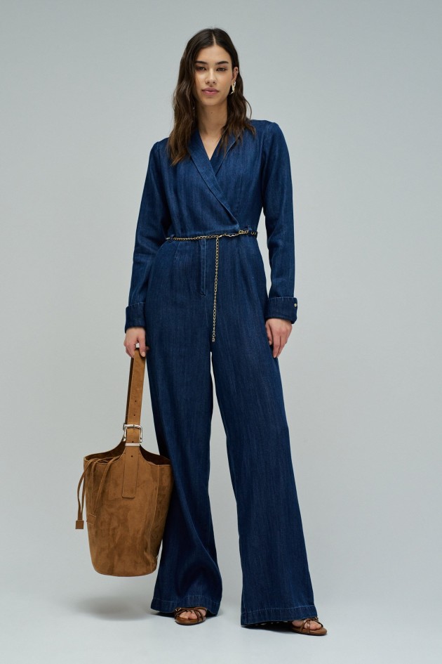 COMBINAISON EN LIGHTDENIM AVEC JAMBE WIDE