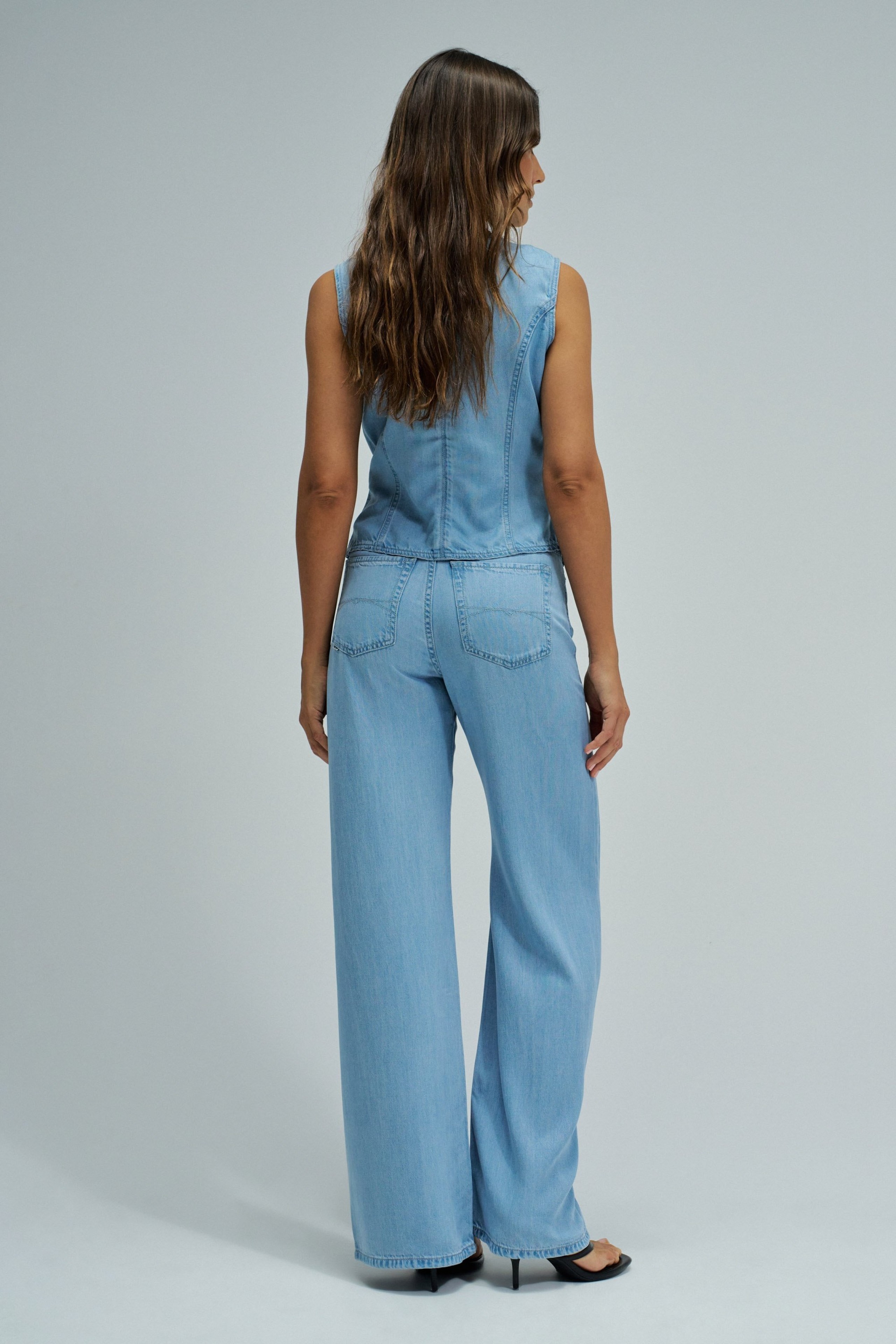 VAQUEROS WIDE LEG EM LIGHTDENIM