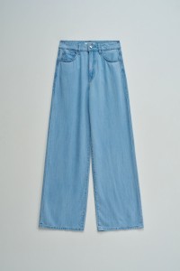 WIDE LEG IN LIGHTDENIM JEANS