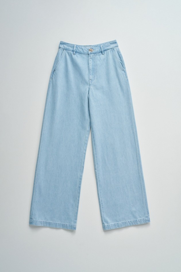 PANTALONS CHINO WIDE EN LIGHTDENIM