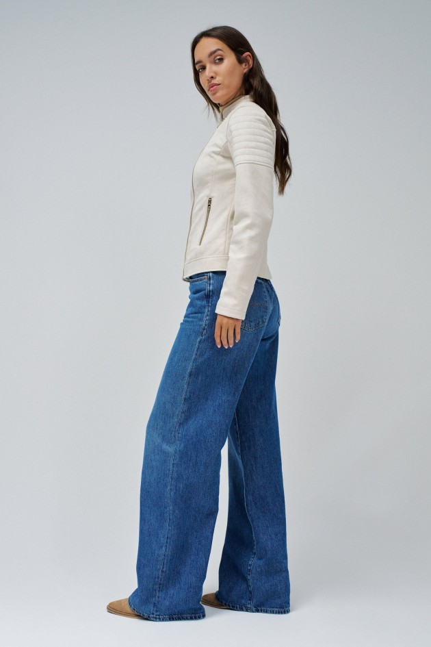 SUEDE EFFECT JACKET