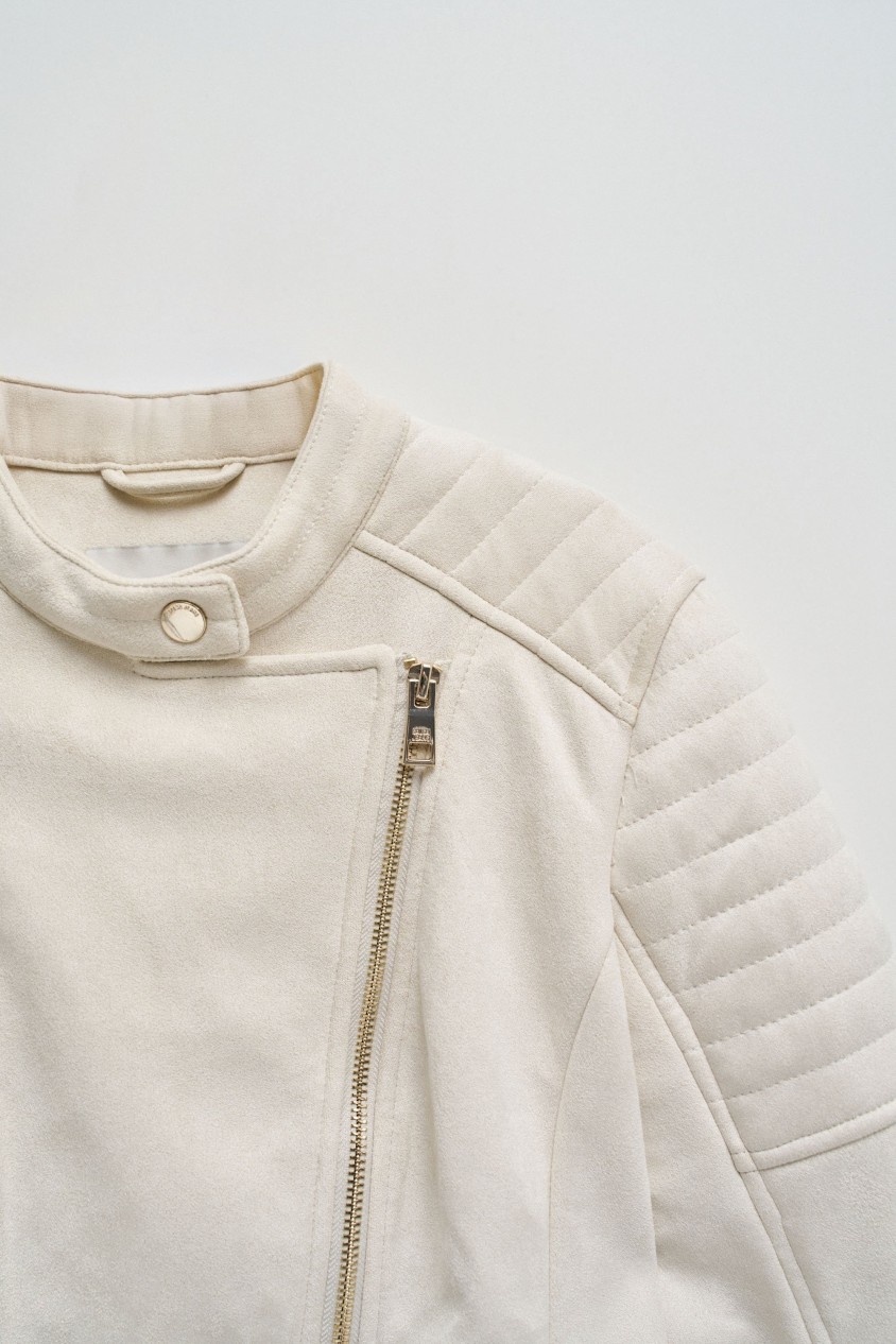 SUEDE EFFECT JACKET