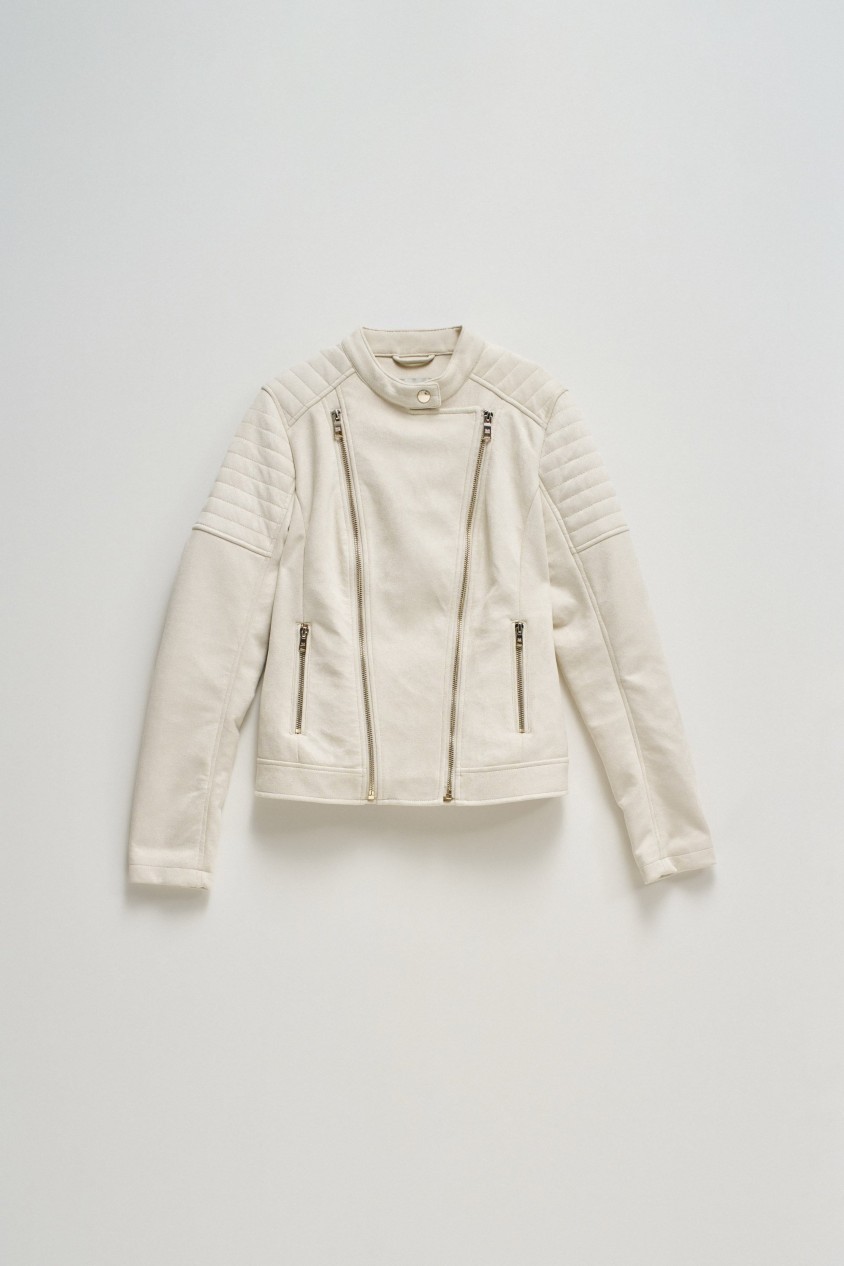 SUEDE EFFECT JACKET