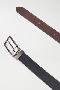 CINTO EM PELE REVERS�VEL