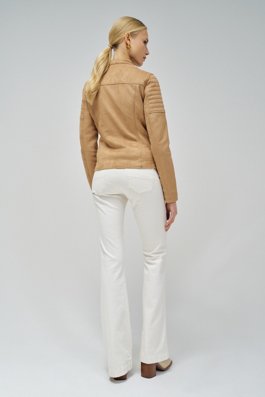 CHAQUETA EFECTO ANTE