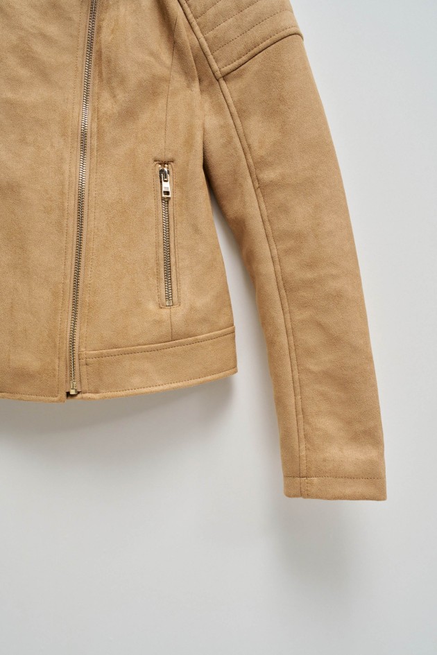 SUEDE EFFECT JACKET