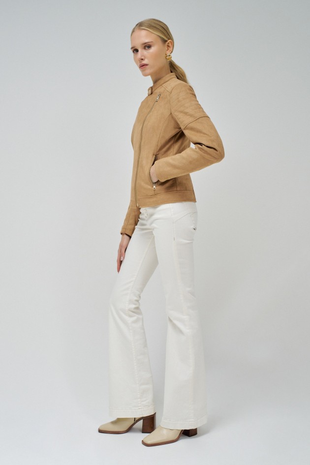 SUEDE EFFECT JACKET
