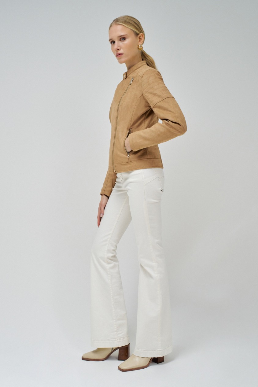 CHAQUETA EFECTO ANTE