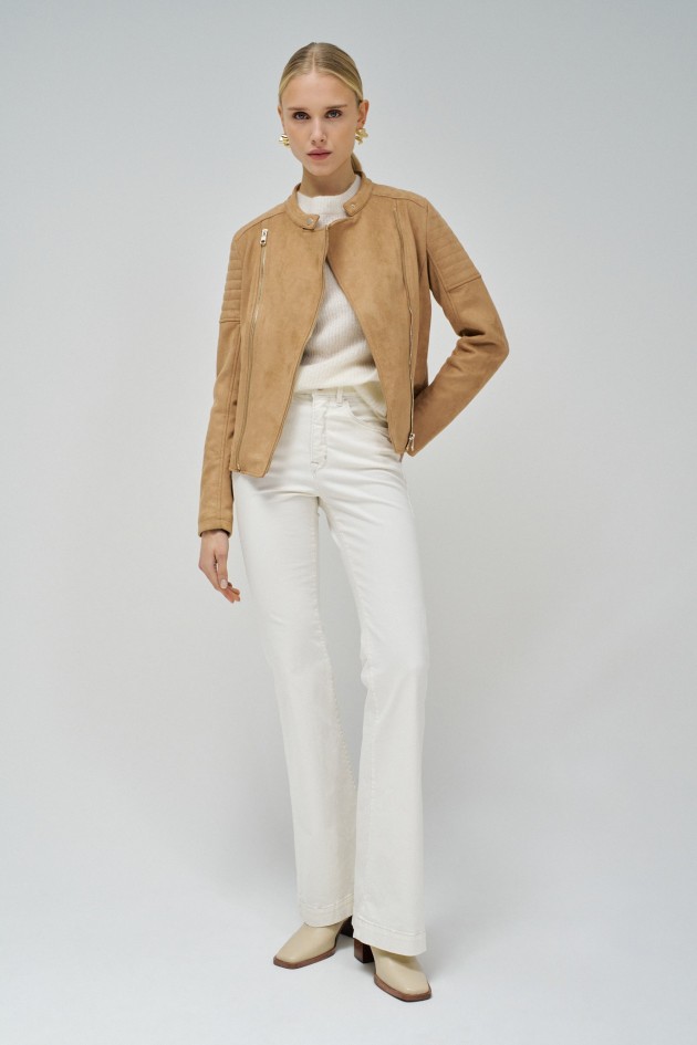 SUEDE EFFECT JACKET