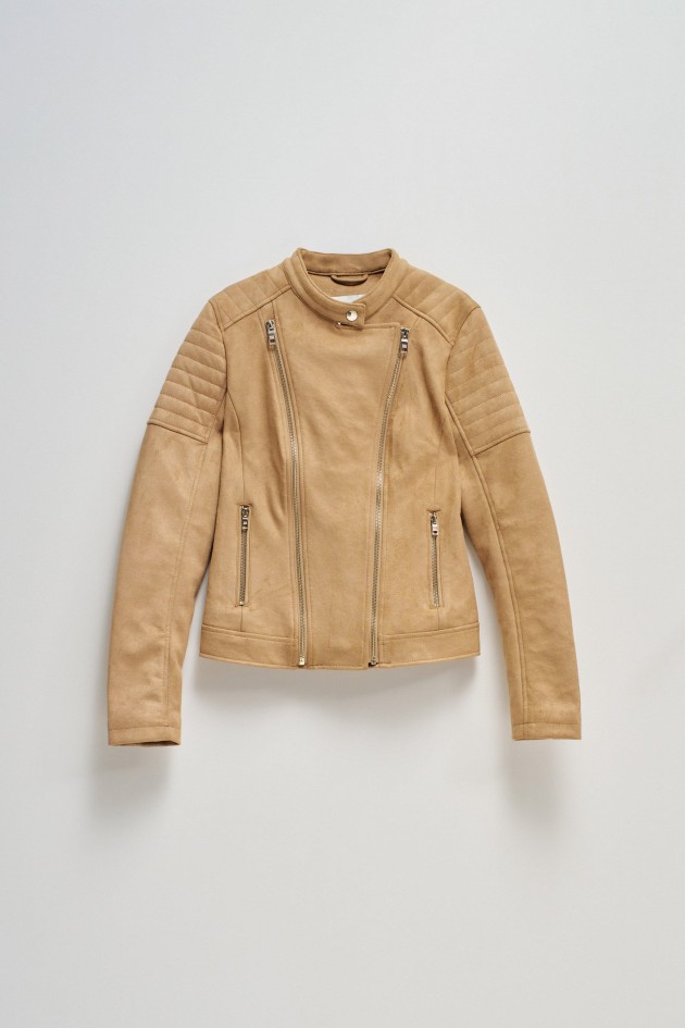 SUEDE EFFECT JACKET
