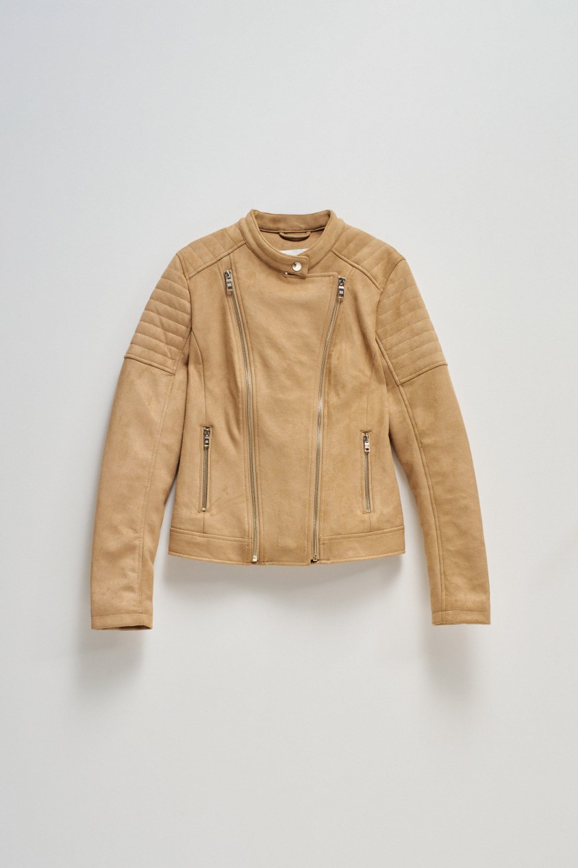 CHAQUETA EFECTO ANTE