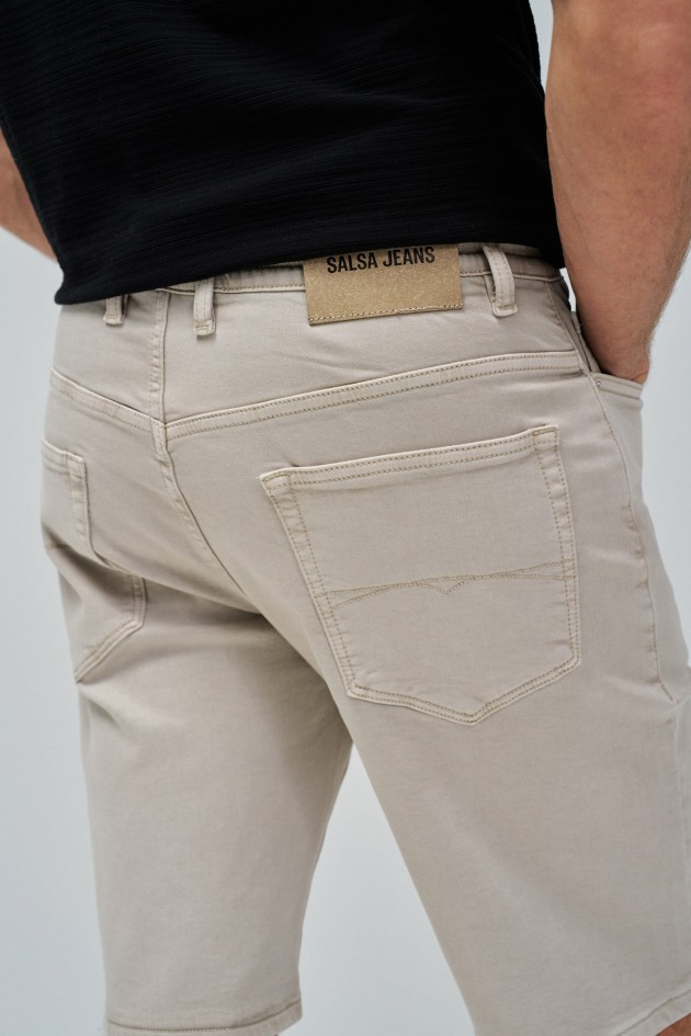 SHORT EN DENIM COLOR� S-ACTIV