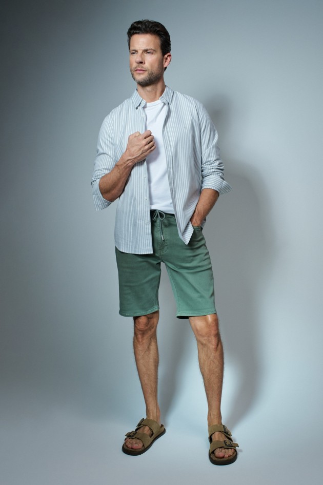 SHORT EN DENIM COLOR� S-ACTIV