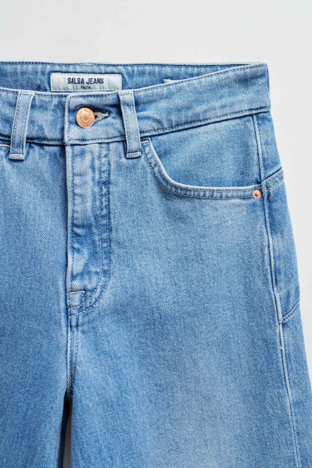 FAITH PUSH IN WIDE JEANS