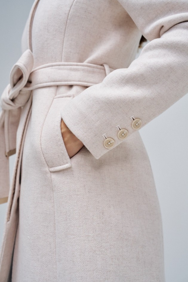 GRACE WOOLLEN COAT WITH BELT