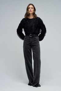 BLOUSE MET VOLANTS