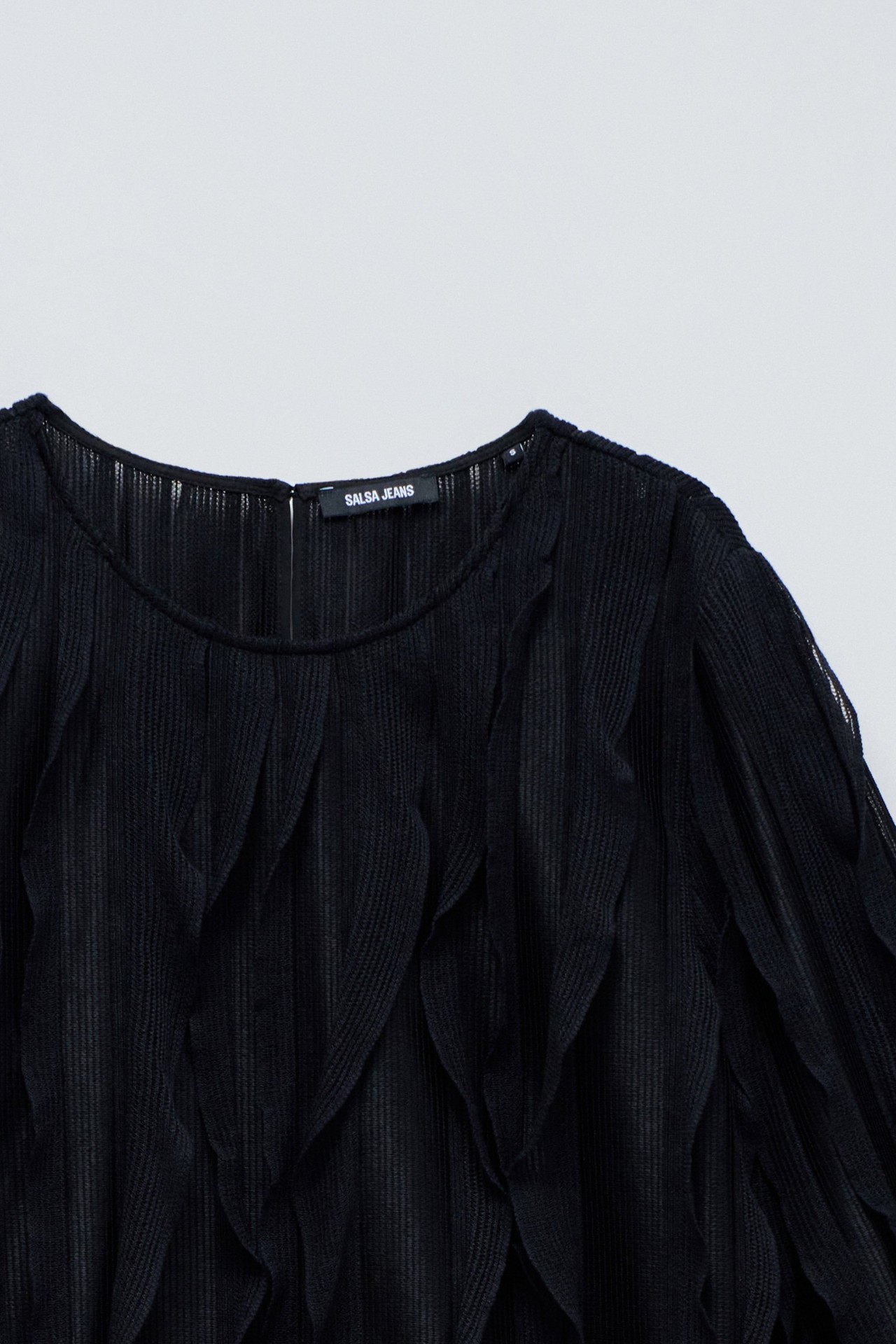 BLOUSE MET VOLANTS
