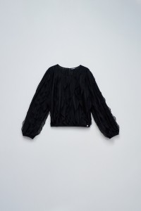 BLOUSE MET VOLANTS
