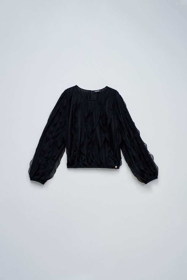 BLOUSE AVEC VOLANTS